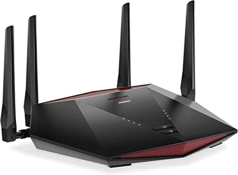 NETGEAR Nighthawk Pro Gaming WiFi 6 Router (XR1000) 6-Stream AX5400 Wireless Speed (up to 5.4Gbps) | DumaOS 3.0 Optimizes Lag-Free Server Connections | 4 x 1G Ethernet and 1 x 3.0 USB Ports