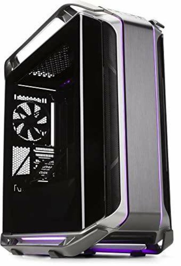 Cooler Master Cosmos C700M E-ATX Full-Tower with Curved Tempered Glass Panel, Riser Cable, Flexible Interior Layout, Diverse Liquid Cooling Layout, Type-C Port & ARGB Lighting Control