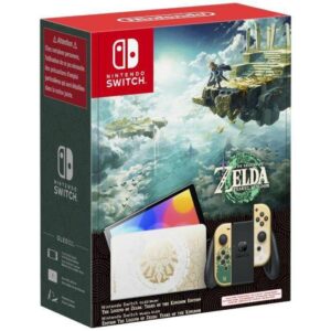 Console Nintendo Switch - Modèle OLED | Édition The Legend of Zelda: Tears of the Kindgom avec Joy-Cons dorés
