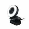 Razer Kiyo Streaming Webcam: Full HD 1080p 30 FPS / 720p 60 FPS - Ring Light w/Adjustable Brightness - Built-in Microphone - Autofocus - Works with Zoom/Teams/Skype for Conferencing and Video Calling
