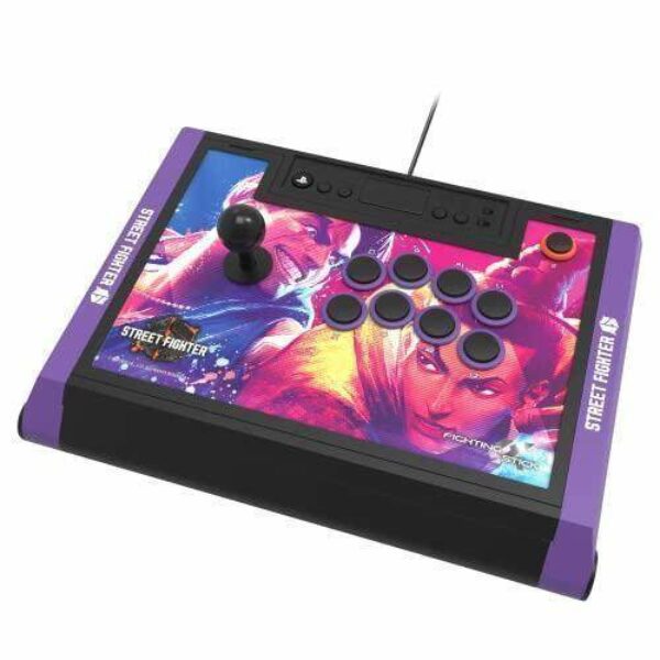 HORI PlayStation 5 Fighting Stick Alpha (Street Fighter 6 Edition) - Tournament Grade Fightstick for PS5, PS4, PC - Officially Licensed by Sony