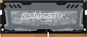 Crucial Ballistix Sport LT 2400 MHz DDR4 DRAM Laptop Gaming Memory Single 8GB CL16 BLS8G4S240FSD (Gray)
